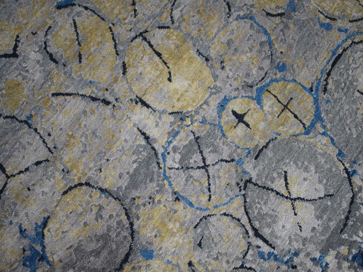 Hand Made Best Wool Bamboo Silk Carpet