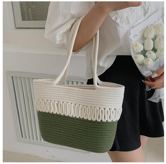 Hand Bag | large Tote Bag | Summer Bag | Bucket Bag | Basket Bag | Bamboo Tote