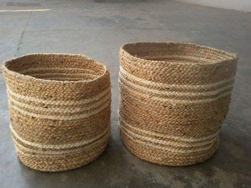 Hand Woven Round Hanging Woven Crochet Pattern Jute