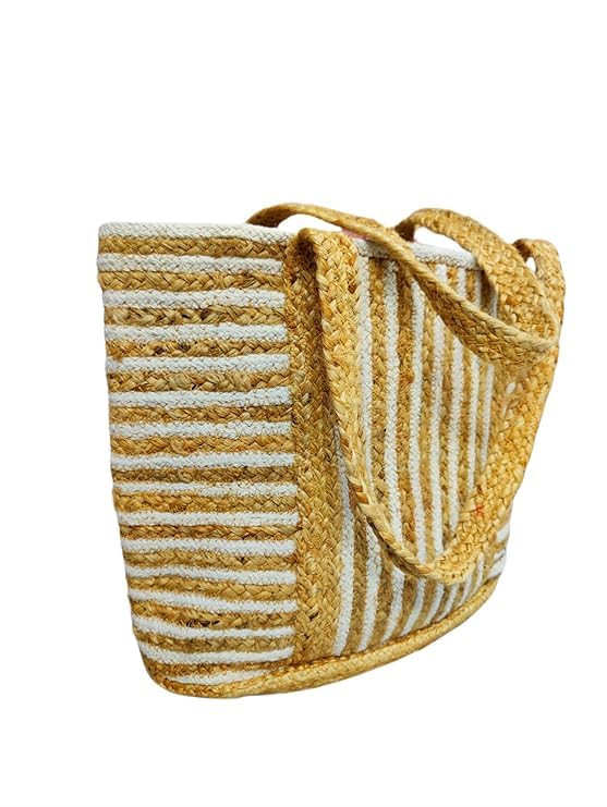 Jute Tote Bag for Women and Girls without Zip