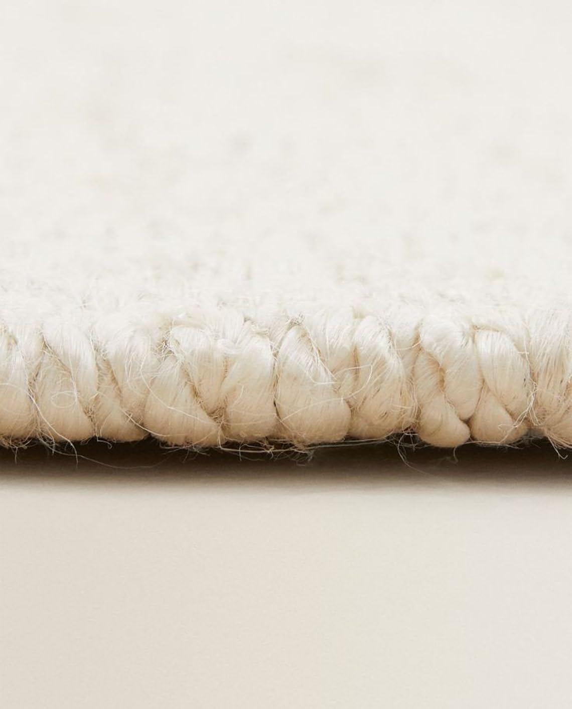 Hand-Woven Premium Ivory - Bohemian Natural Fiber Area Rug