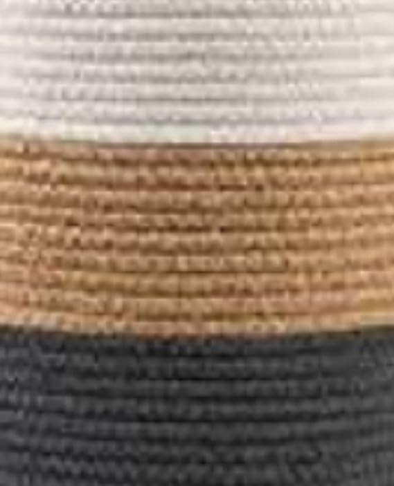 Handwowen Jute Planter Pots/Storage Basket with Handle, Multi-Purpose Storage Bag