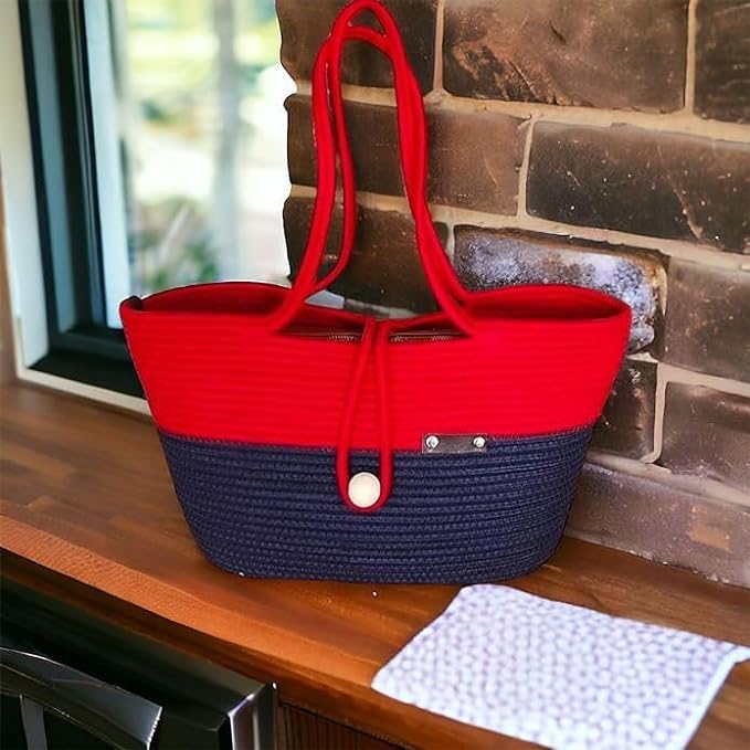 Hand Bag | large Tote Bag | Summer Bag | Bucket Bag | Basket Bag | Bamboo Tote