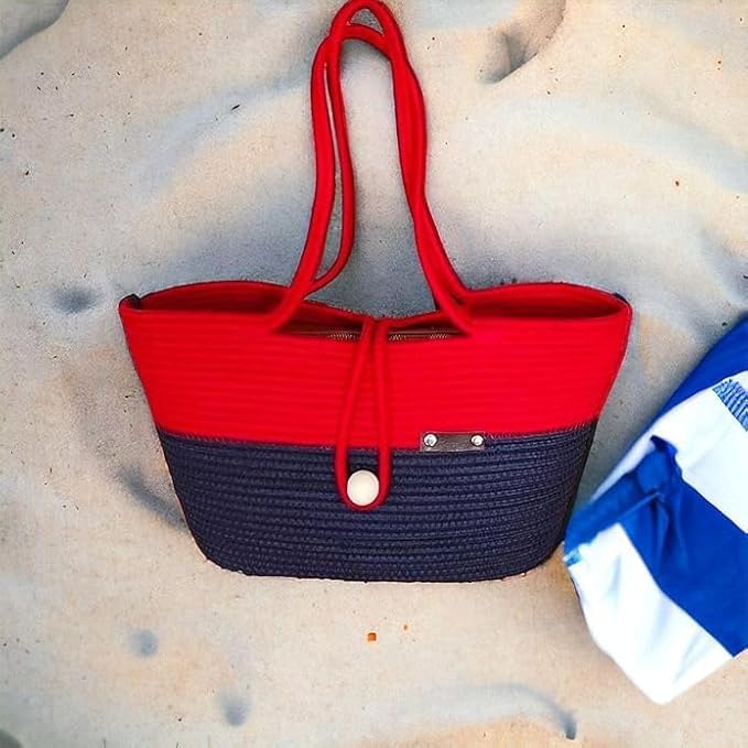 Hand Bag | large Tote Bag | Summer Bag | Bucket Bag | Basket Bag | Bamboo Tote