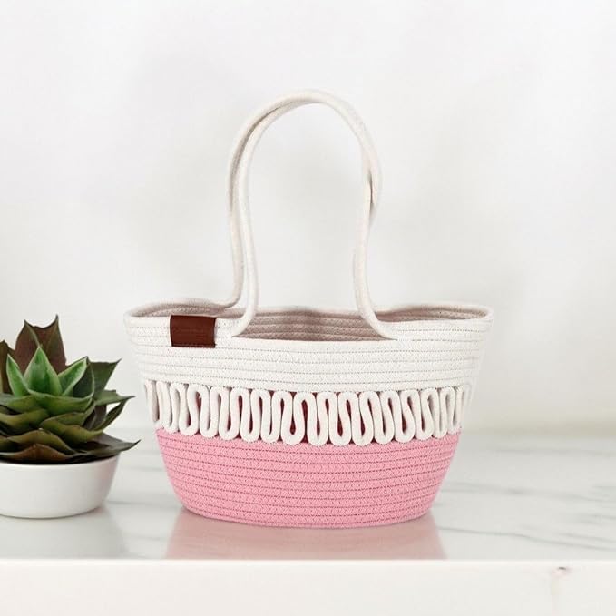 Hand Bag | large Tote Bag | Summer Bag | Bucket Bag | Basket Bag | Bamboo Tote