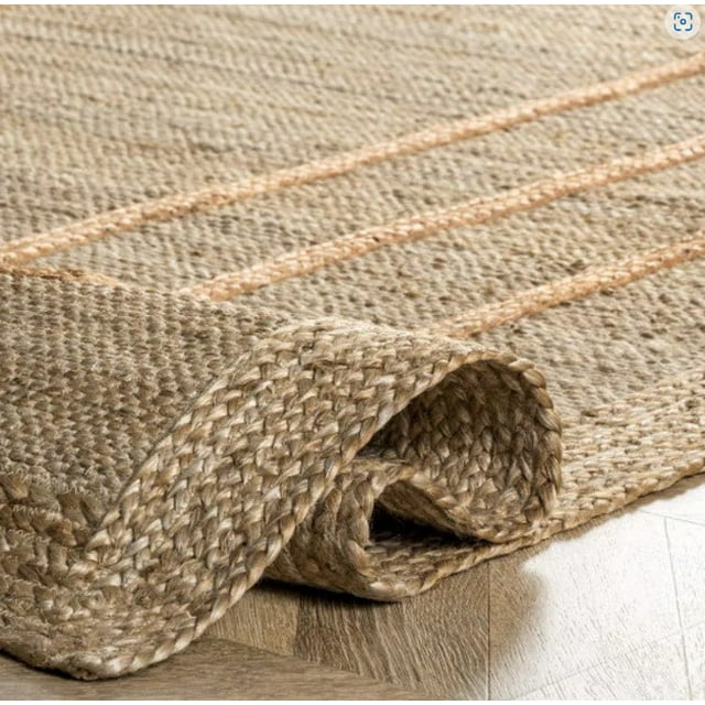 Hand Braided Jute Area Rug Hand tuft Rug For Living Room