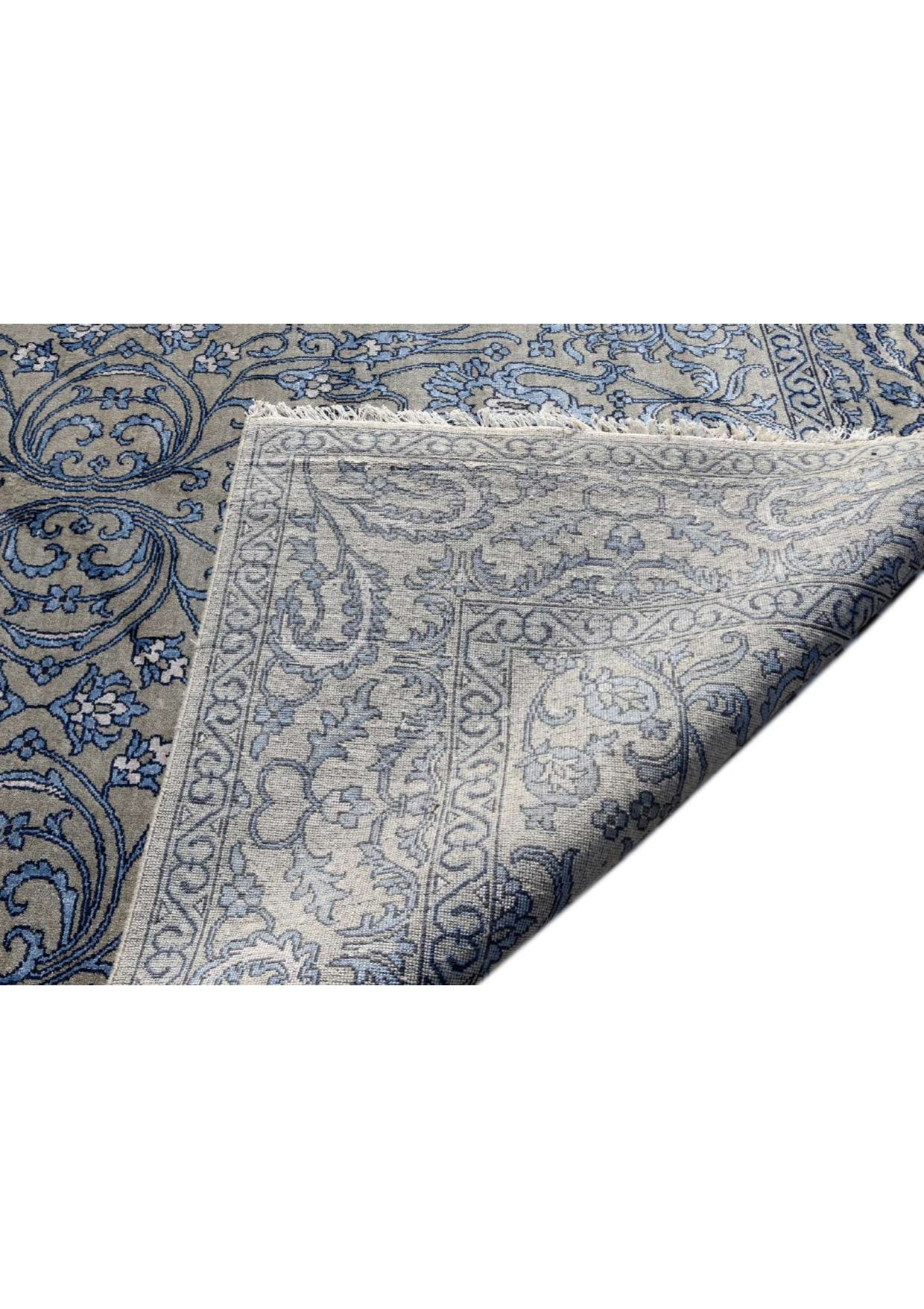 Floral Pattern Oushak Rug, Handwoven Oushak Carpets