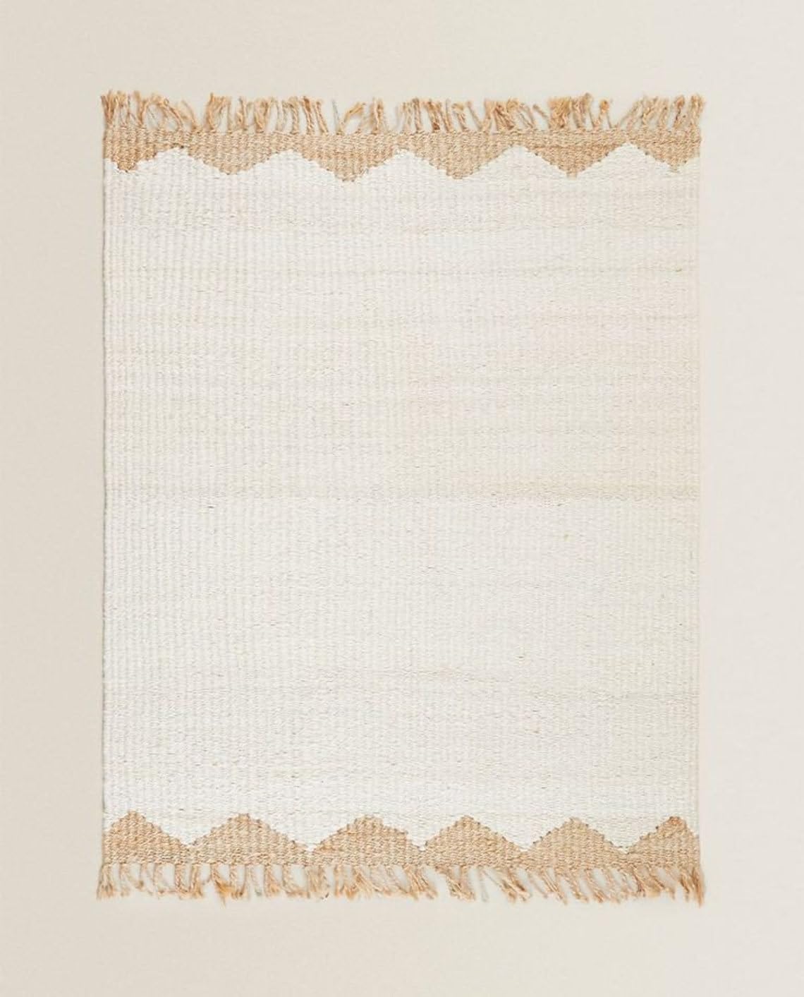 Hand-Woven Premium Ivory - Bohemian Natural Fiber Area Rug