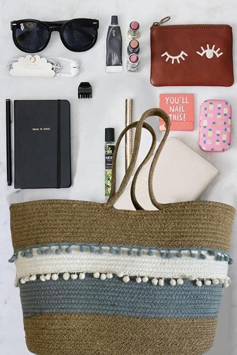 Jute Cotton Hand Bag | Women's Tote Shoulder Bag