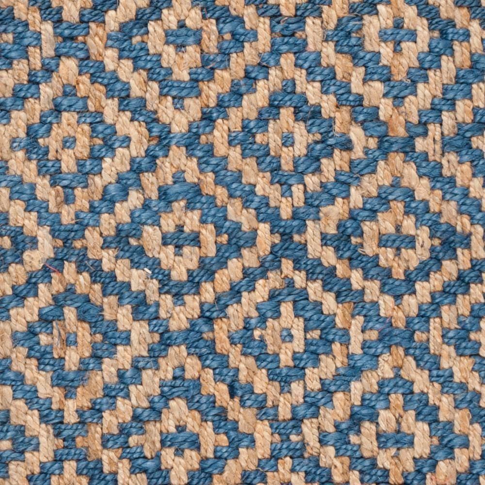 Hemp Jute Rugs, Tropical Blue Rug