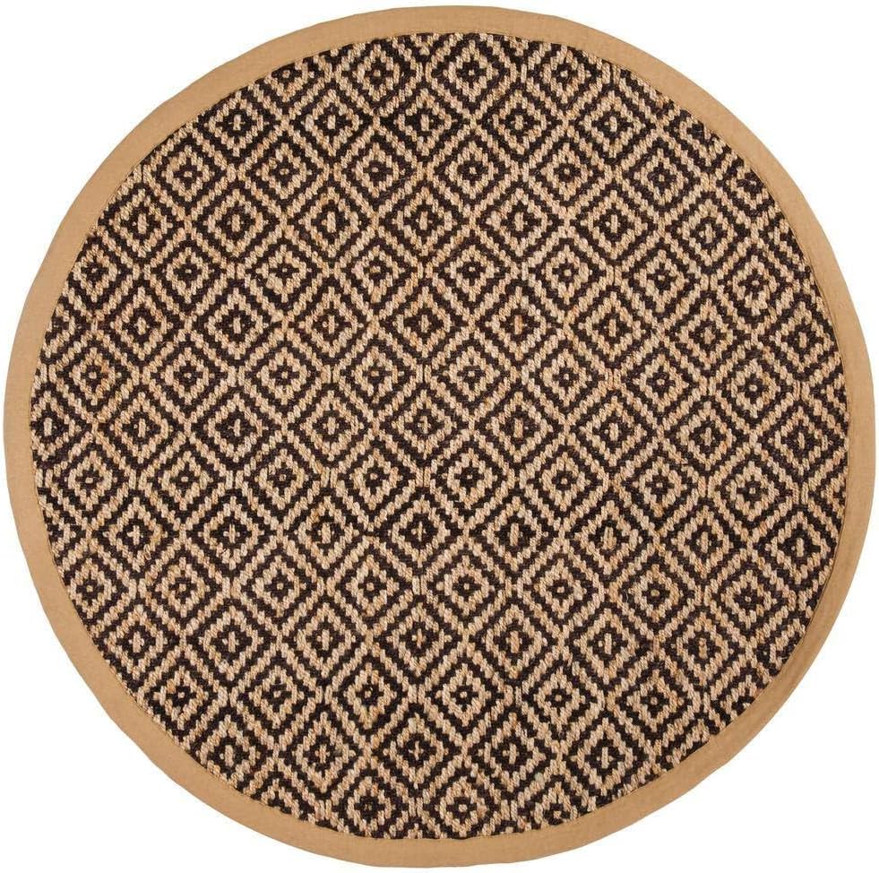 Hemp Jute And Cotton Blend Rugs, Natural Fiber Indian Hand Woven Brown Rug