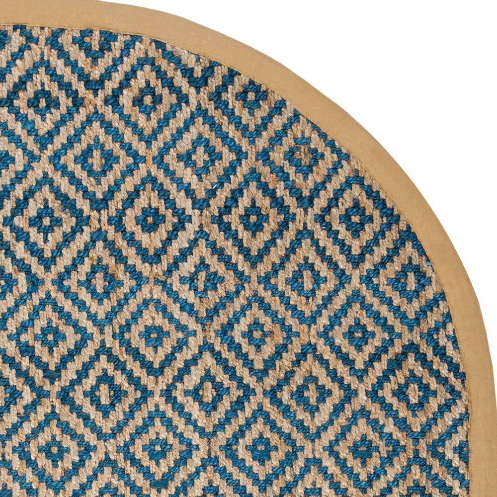 Hemp Jute Rugs, Tropical Blue Rug