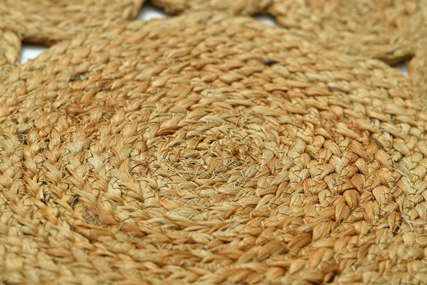 Handmade Braide Natural Flower Design Coaster, Table Top,Non-Slip Placemats