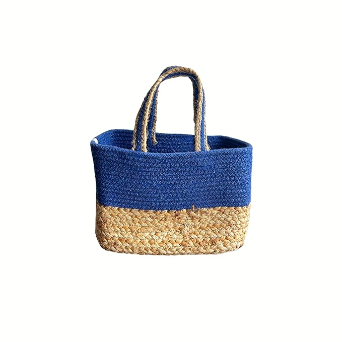 Jute Lunch Bag for Office | Picnic Basket | Tote Handbag for Lunch Box