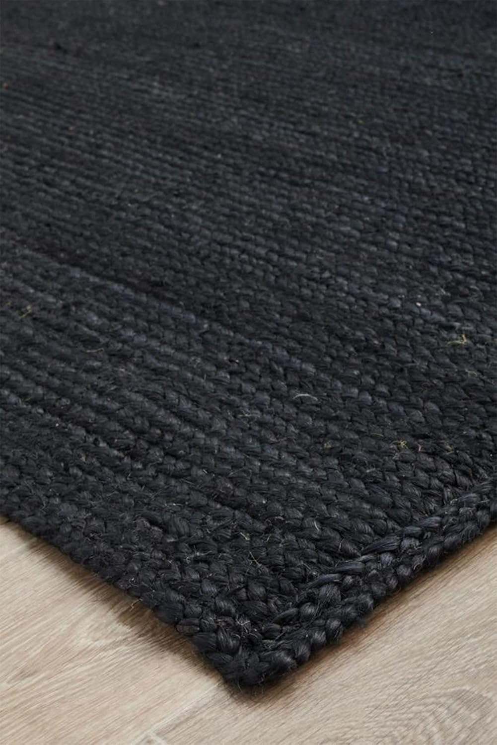 Natural door mat Black DIY jute