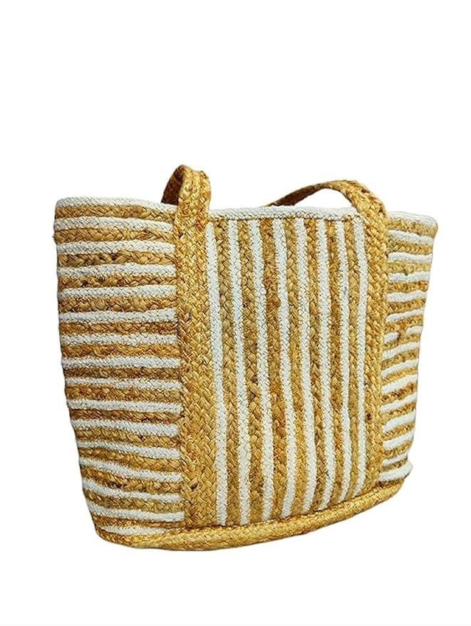 Jute Tote Bag for Women and Girls without Zip