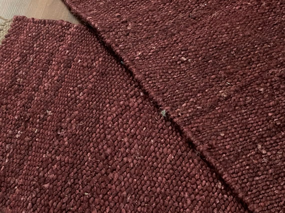 Set of 2 Pics 100% Hemp Handmade for Door Mat, Balcony, Bath, Kitchen, Gift, Indian Traditional Hemp Rugs