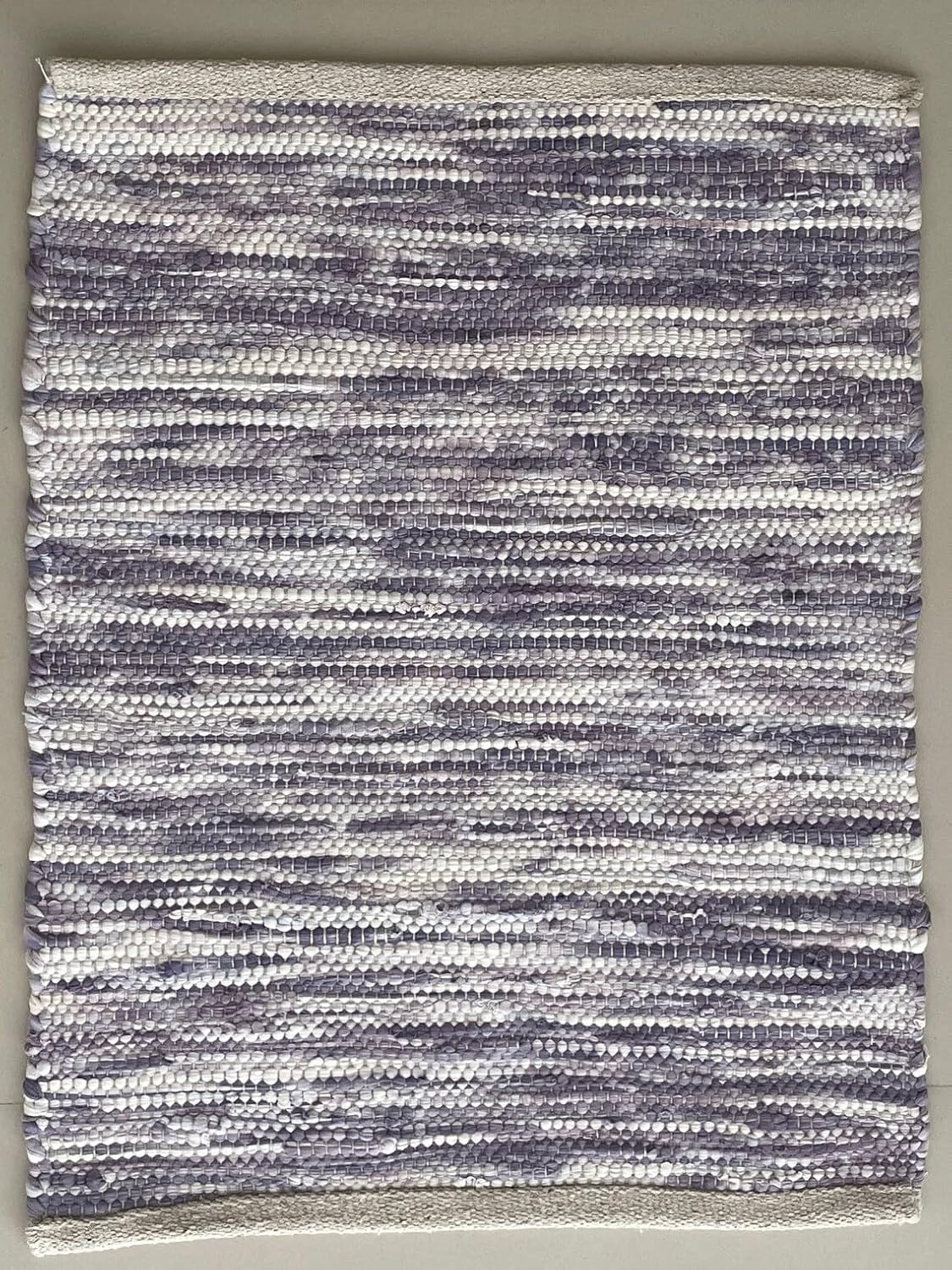 Chindi Cotton Area Rug Handmade Indian Recycled Eco Friendly Decor for Living Room