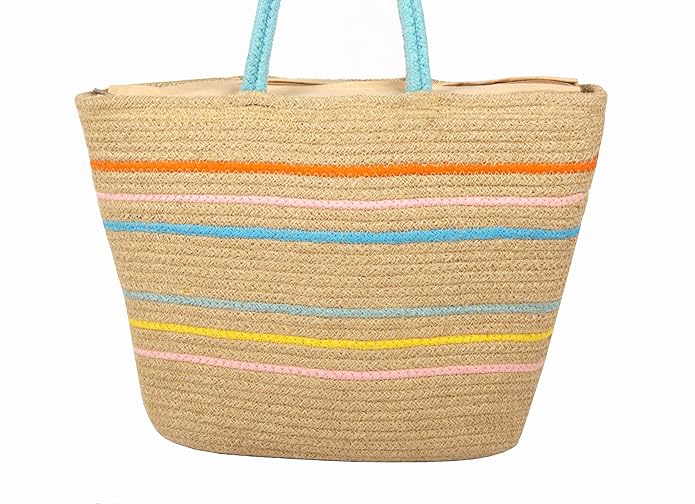 Jute Reusable Shopping Bag, Tote Bag, Shoulder Bag, Sturdy and Long Lasting