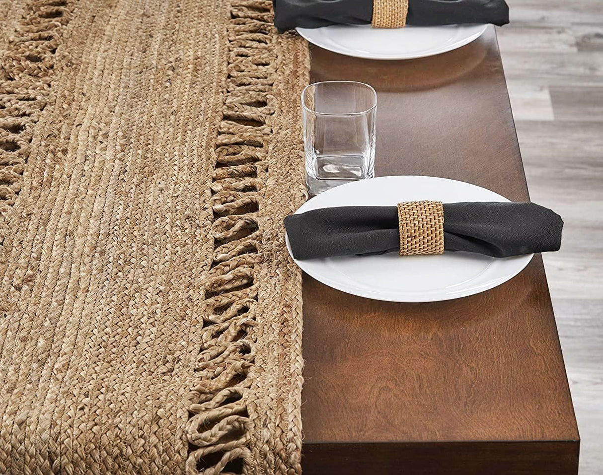 Beautiful Hand Braided Table Top, Boho Woven Placemats