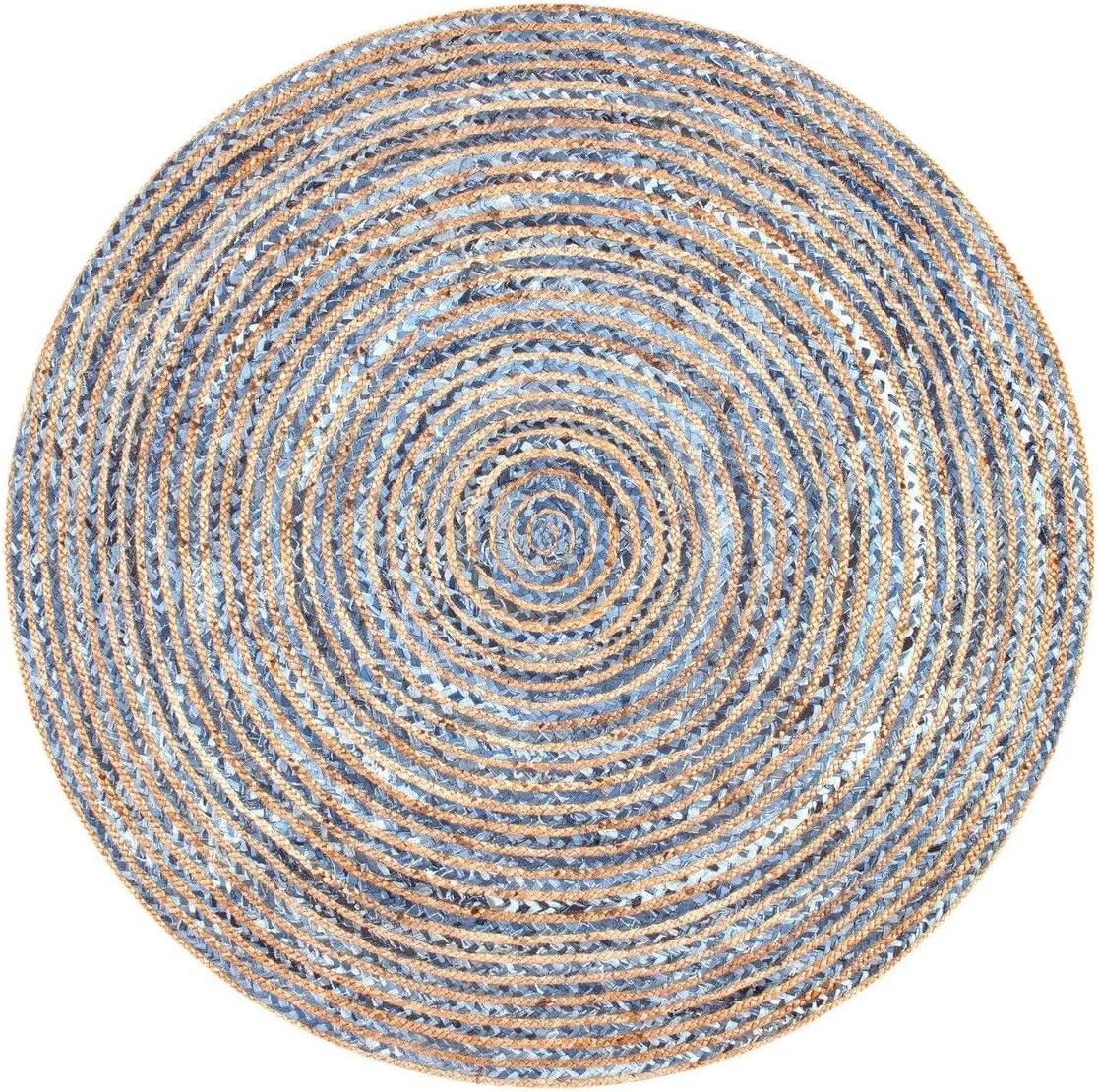 Eco-Friendly Denim Jute Rugs,Blue Carpet