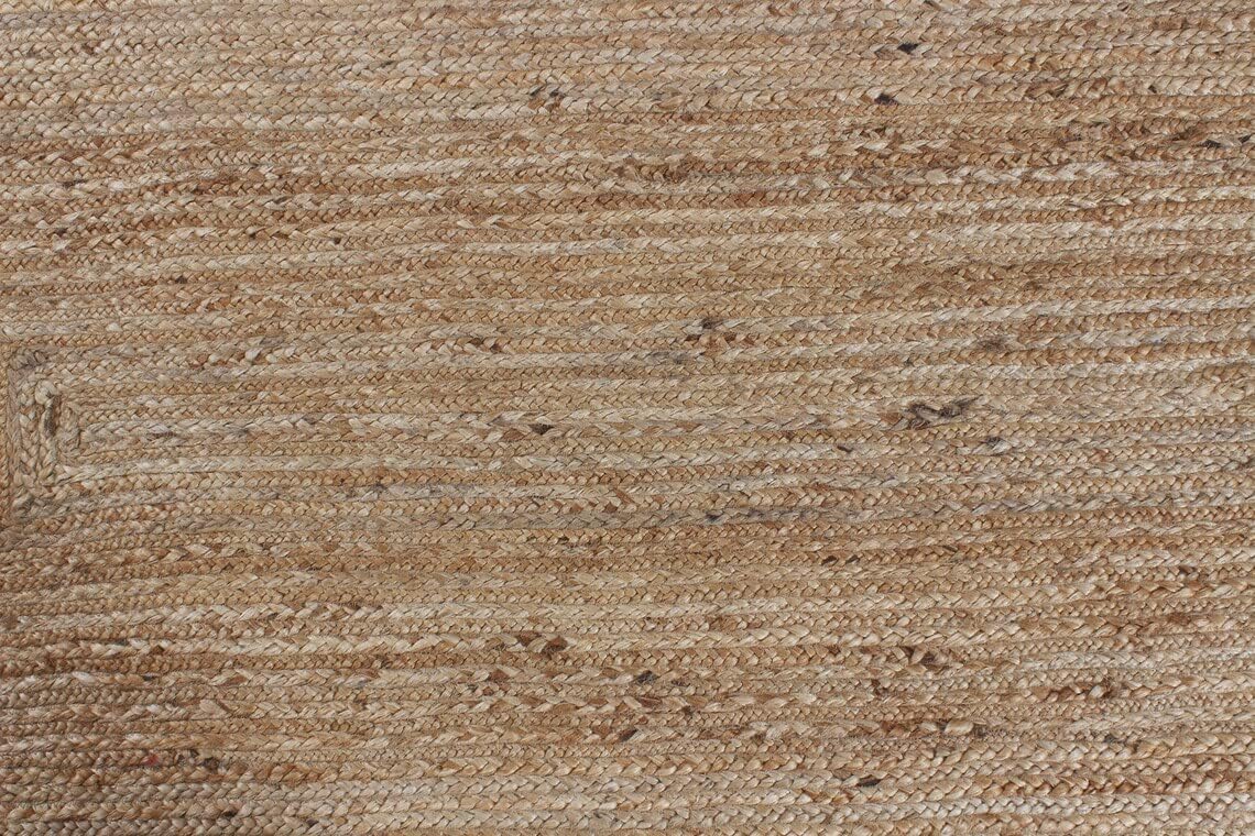 Hand-Braided Pinwheel Chindi Rug – Multicolor Cotton Accent Rug