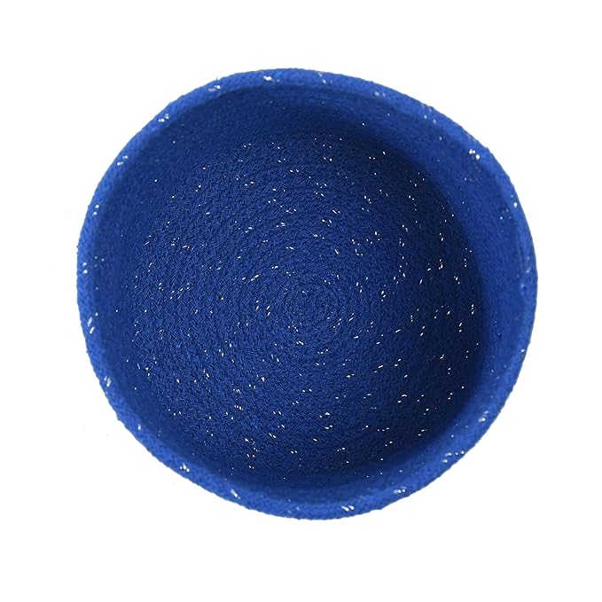 Braided Cotton Baskets | Storage Bins Organizer | Laundry, Toys & Planter Basket