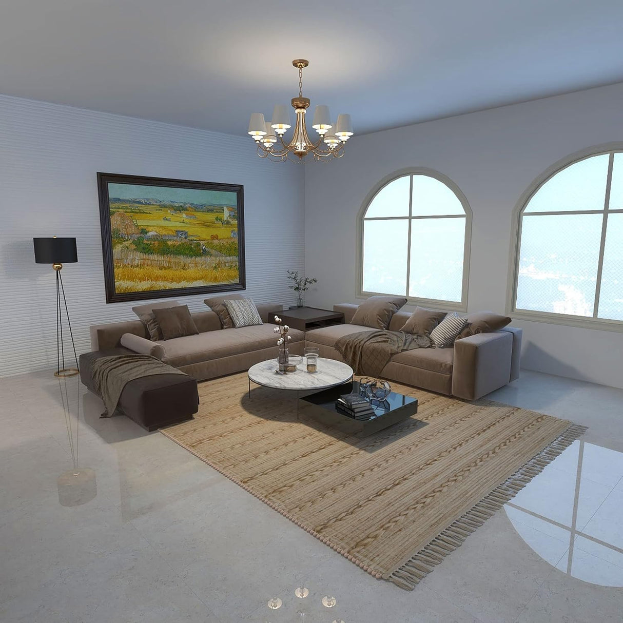 Hemp Jute And Cotton Blend Rugs, Design Home Décor Rug