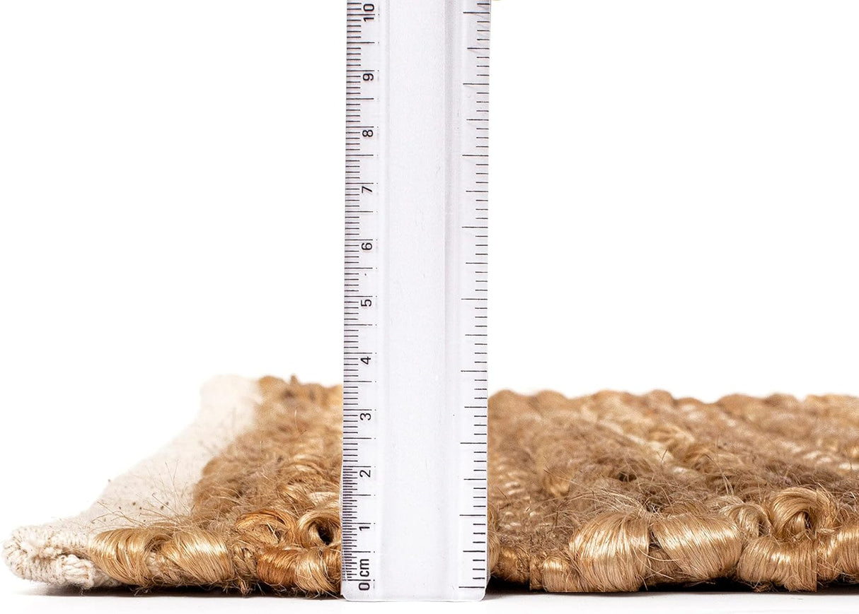 Jute Cotton Patsan Rug Farmhouse Style, Hemp Jute And Cotton Blend Rugs