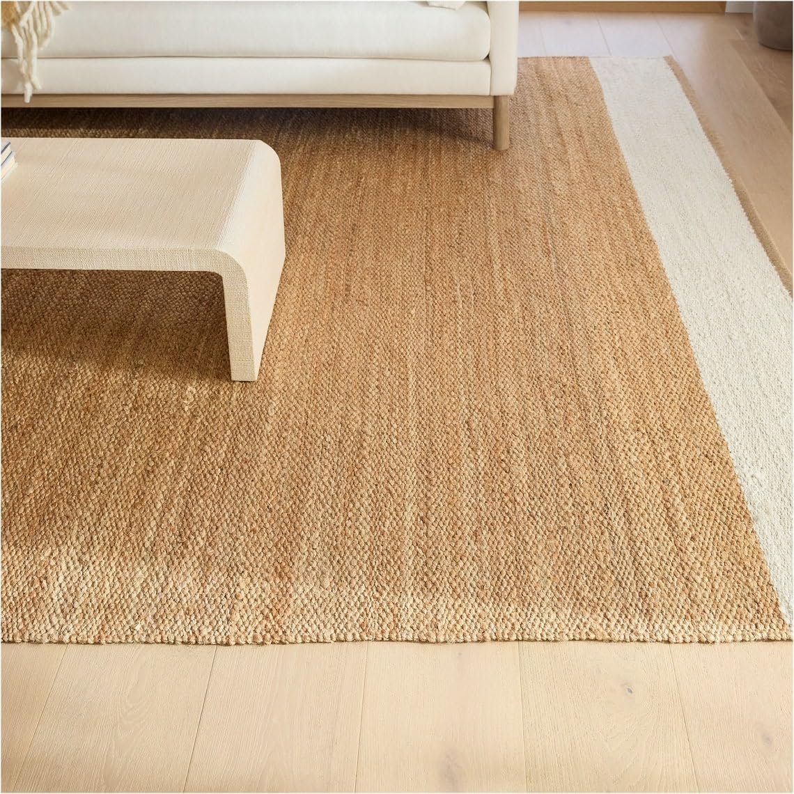 Premium Hand-Woven Bohemian Jute Rug, Hemp Area Rugs