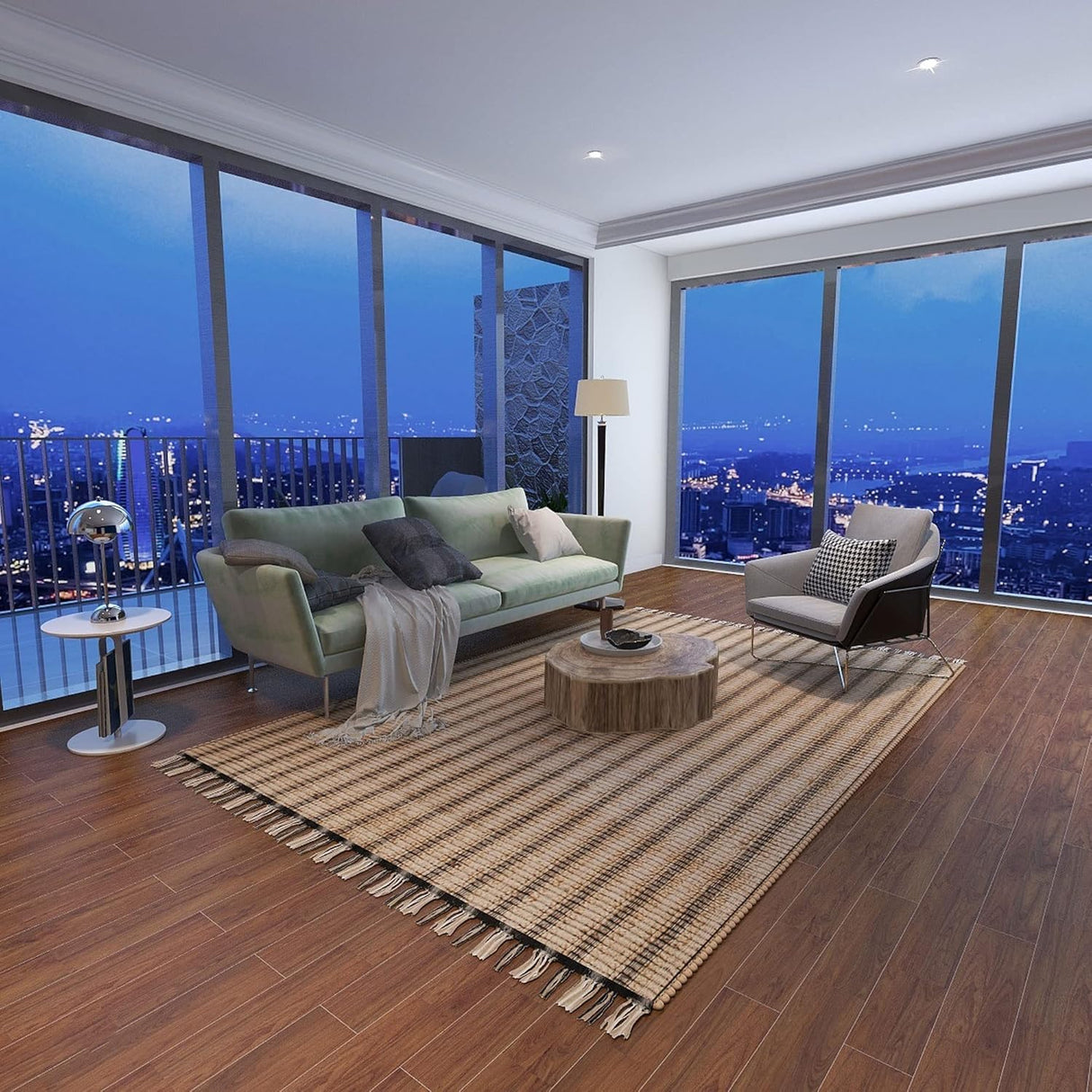 Hemp Jute And Cotton Blend Rugs, Design Home Décor Rug