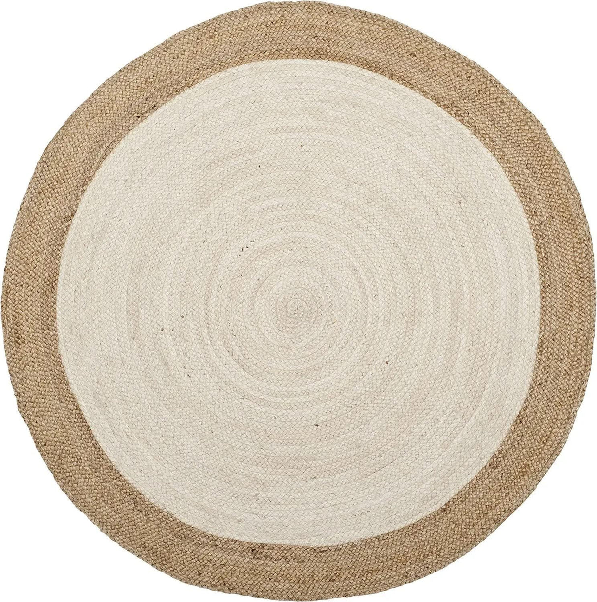 Eco-Friendly Round Braided Jute Rug – Handmade Natural Carpet for Indoor Use