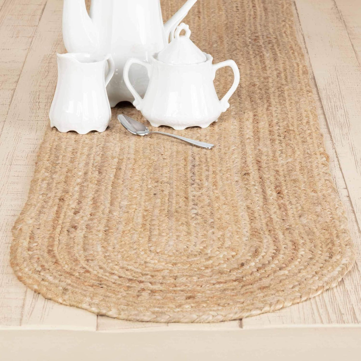 Beautiful Hand Braided House Table Top Place Mat Rug, Eco-Friendly Placemats