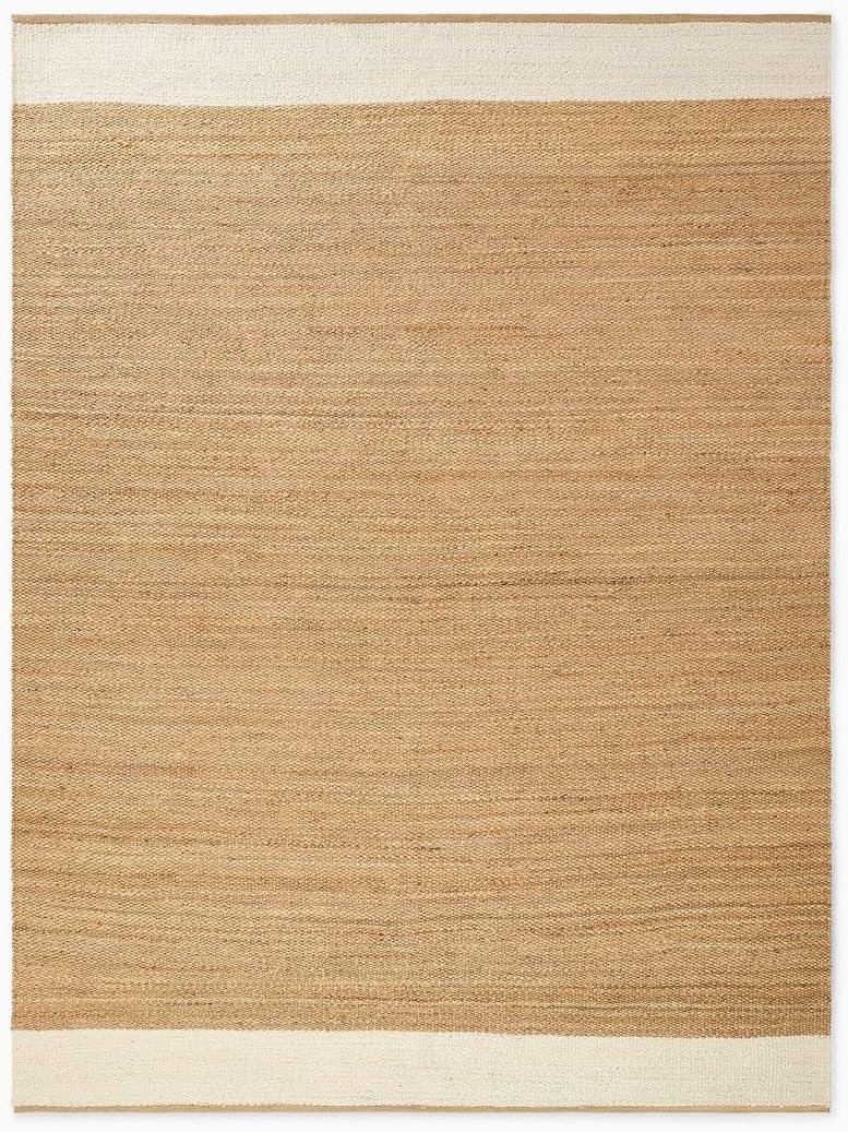 Premium Hand-Woven Bohemian Jute Rug, Hemp Area Rugs