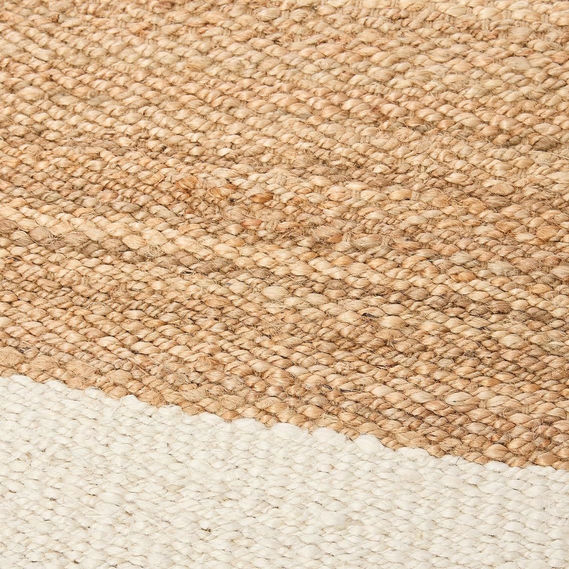 Premium Hand-Woven Bohemian Jute Rug, Hemp Area Rugs