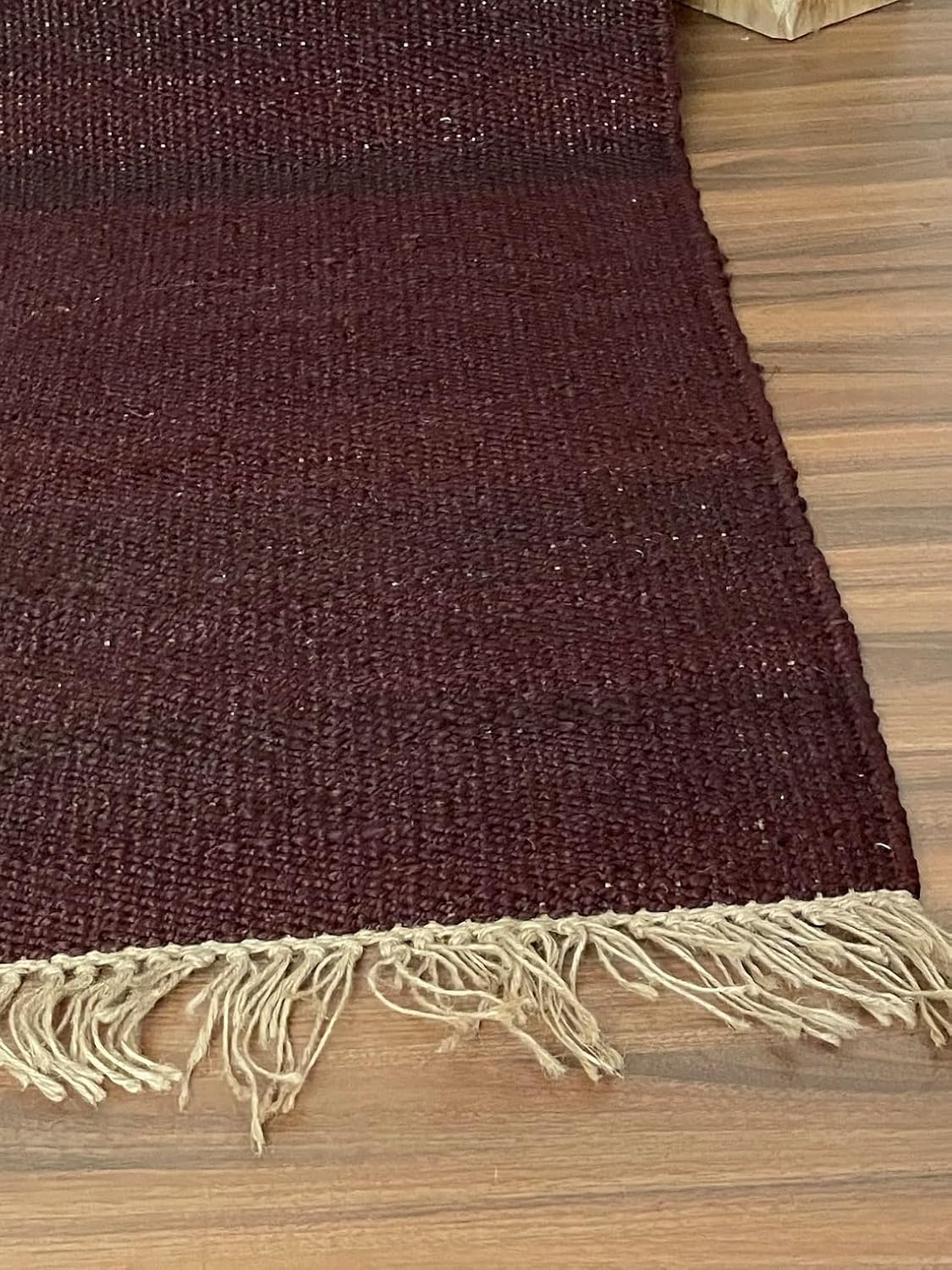 Traditional Wine Footboard entryway Rug Chic Victorian Hipster Kilim Rug