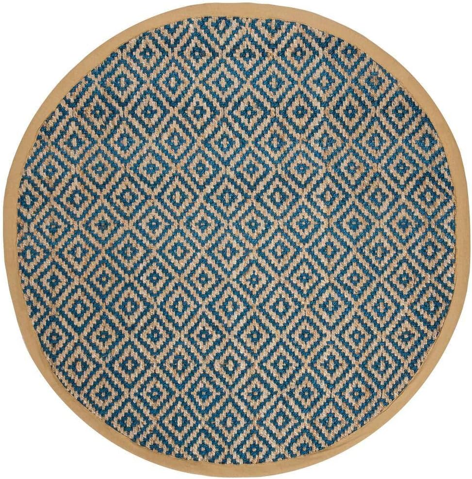 Hemp Jute Rugs, Tropical Blue Rug