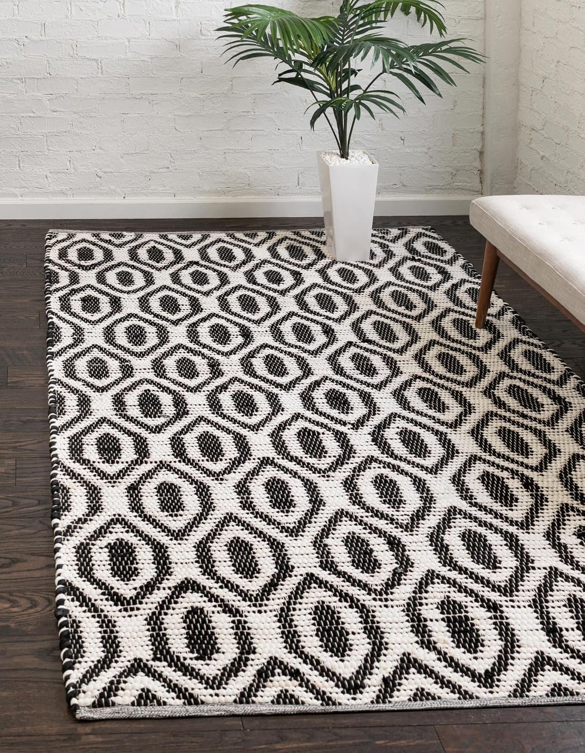 Chindi Cotton Area Rug Farmhouse Style, Indoor Entryway Rug, for Room Doorway