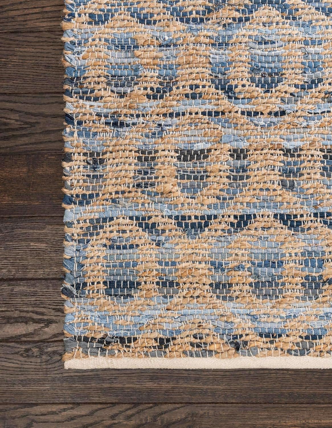 Chindi Cotton Area Rug Farmhouse Style, Indoor Entryway Rug, for Room Doorway