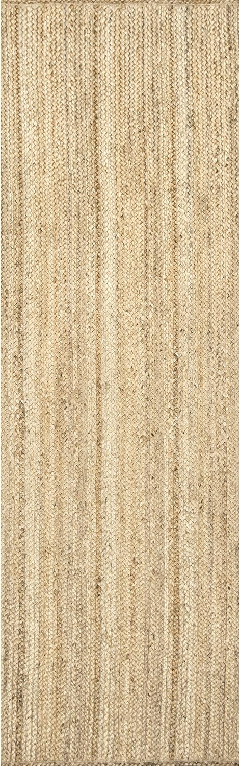 Natural door mat jute braided rugs