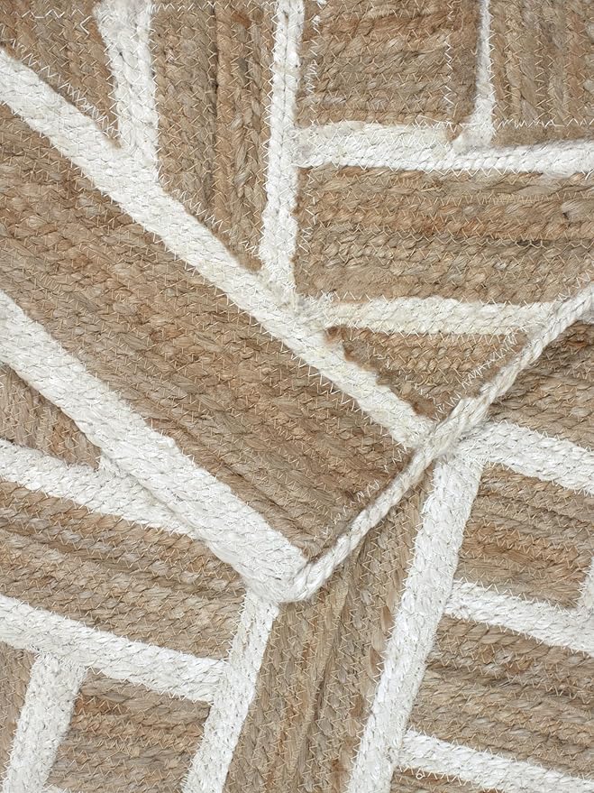 Handwoven Jute Rug for Living Room – Rustic & Stylish Doormat