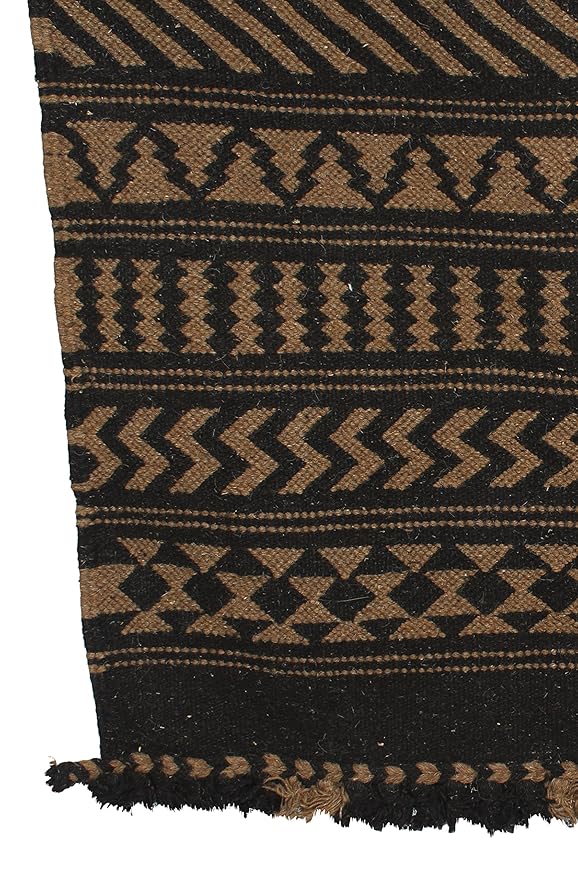 Wool Handloomed Kharad Weave Carpet