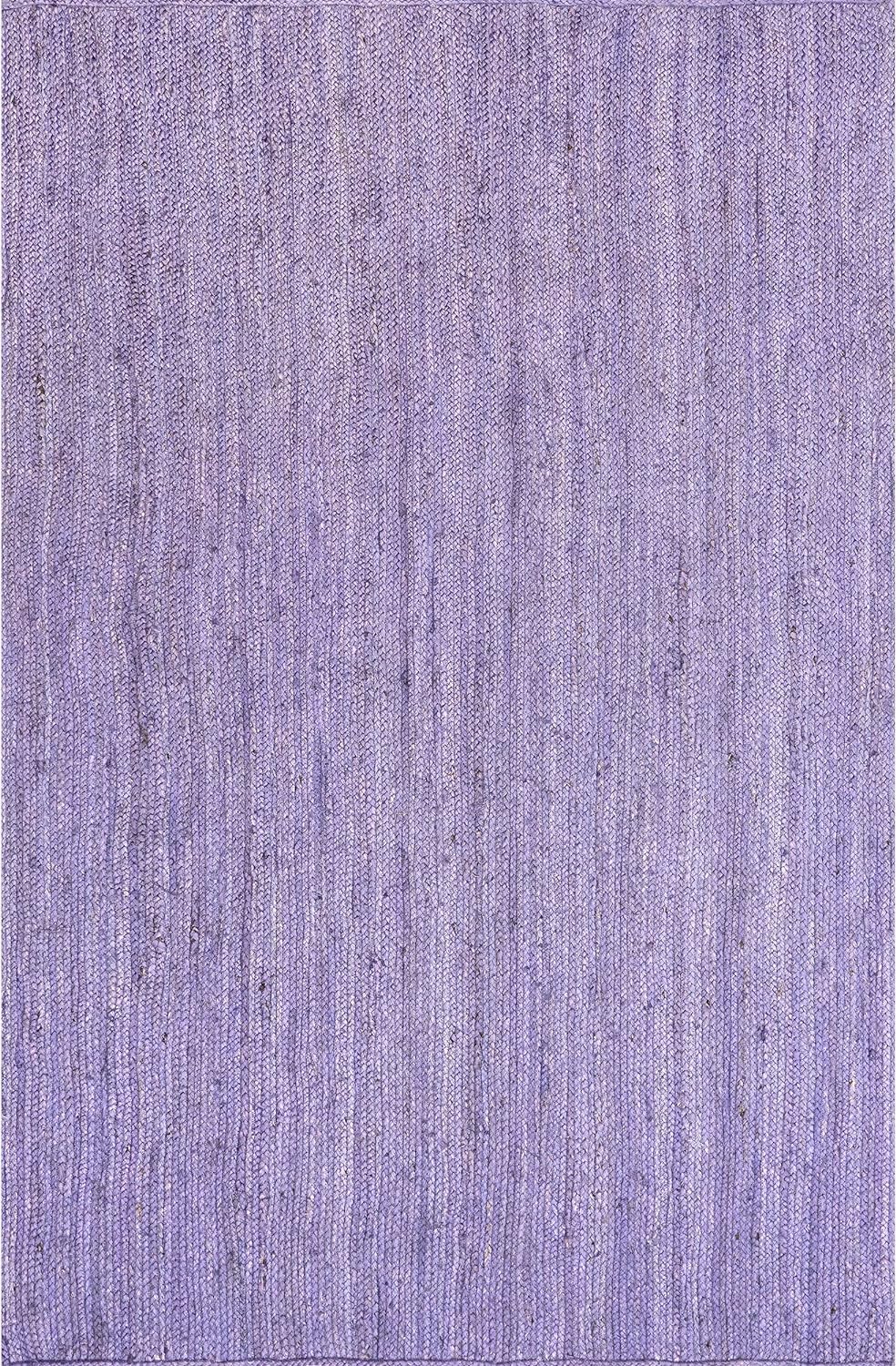 Handmade Purple Area Rug – Vibrant Living Room Rug, Hand Woven