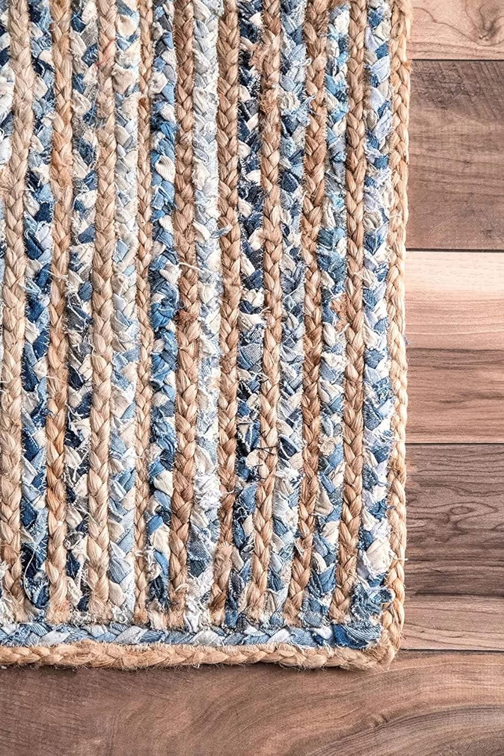 Eco-Friendly Denim Jute Rugs,Blue Carpet