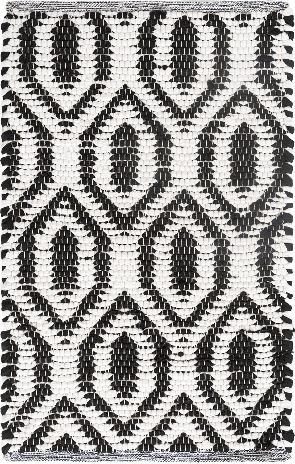 Chindi Cotton Area Rug Farmhouse Style, Indoor Entryway Rug, for Room Doorway
