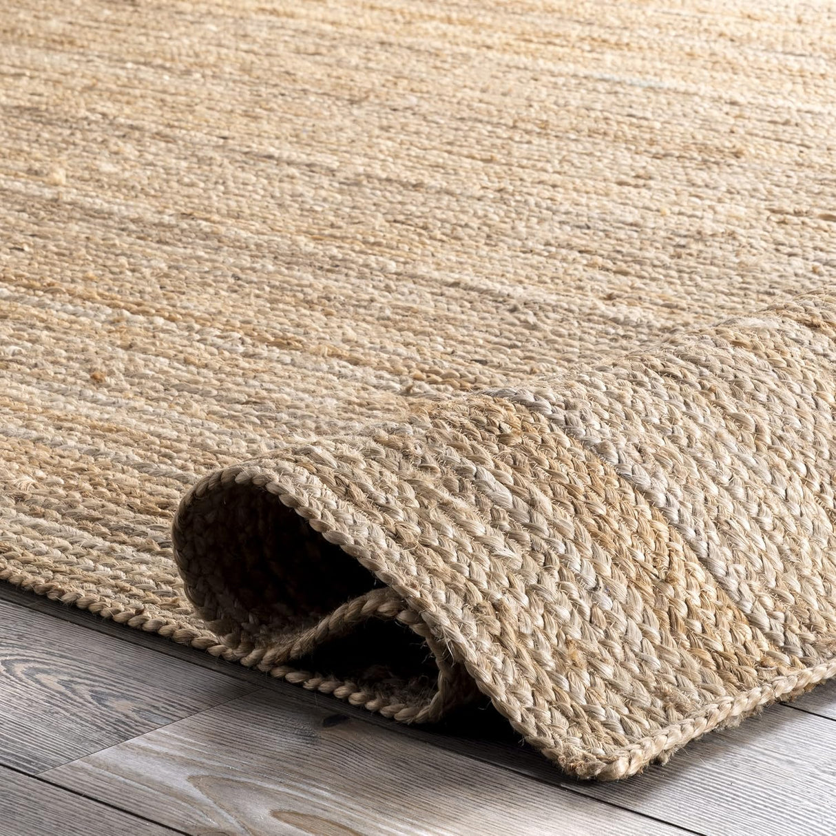 Natural door mat jute braided rugs