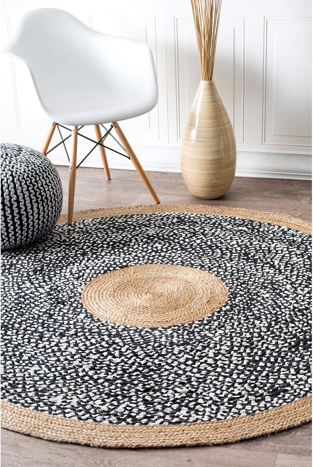 Cotton & Jute Handmade Jute Area Rugs