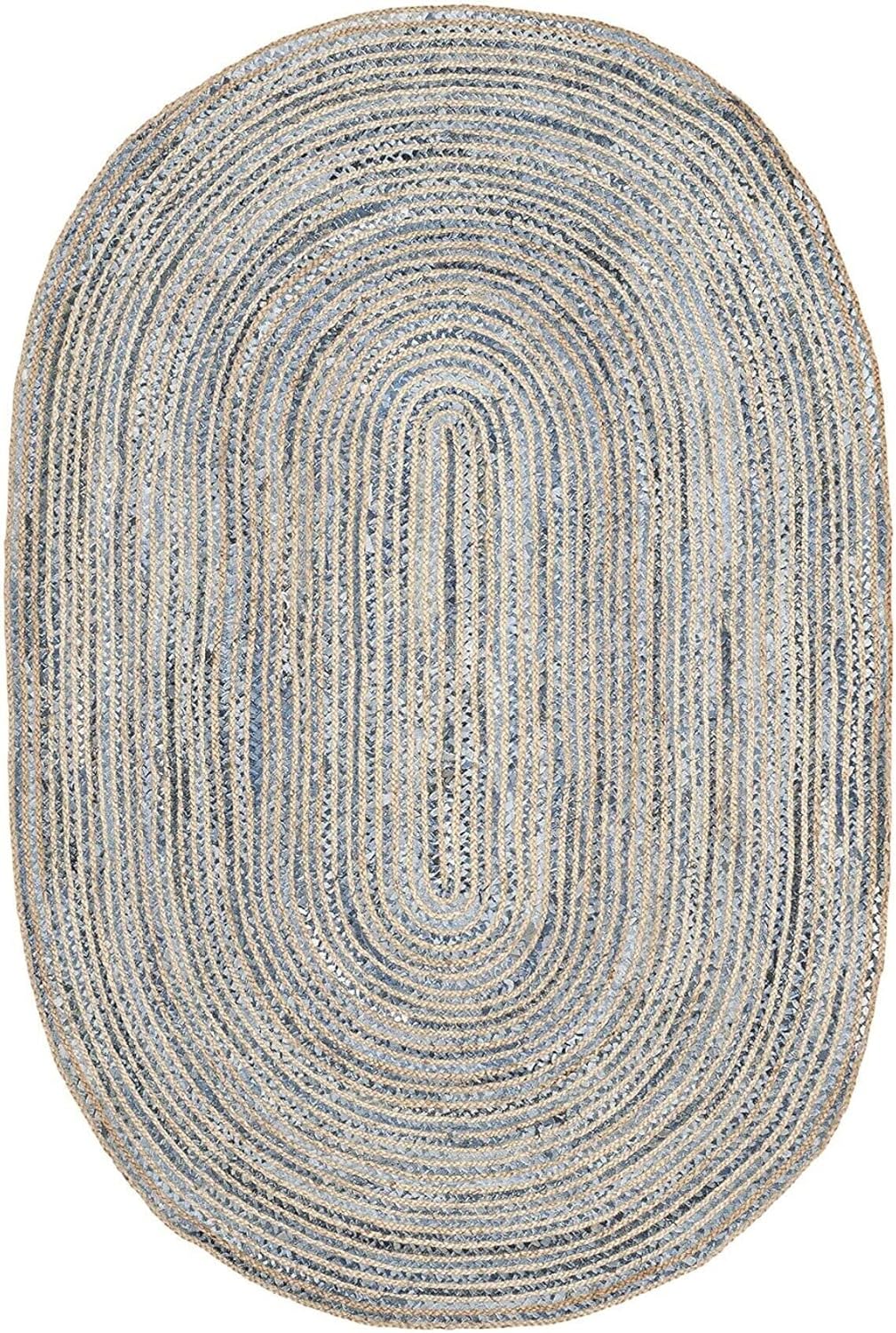 Eco-Friendly Denim Jute Rugs,Blue Carpet