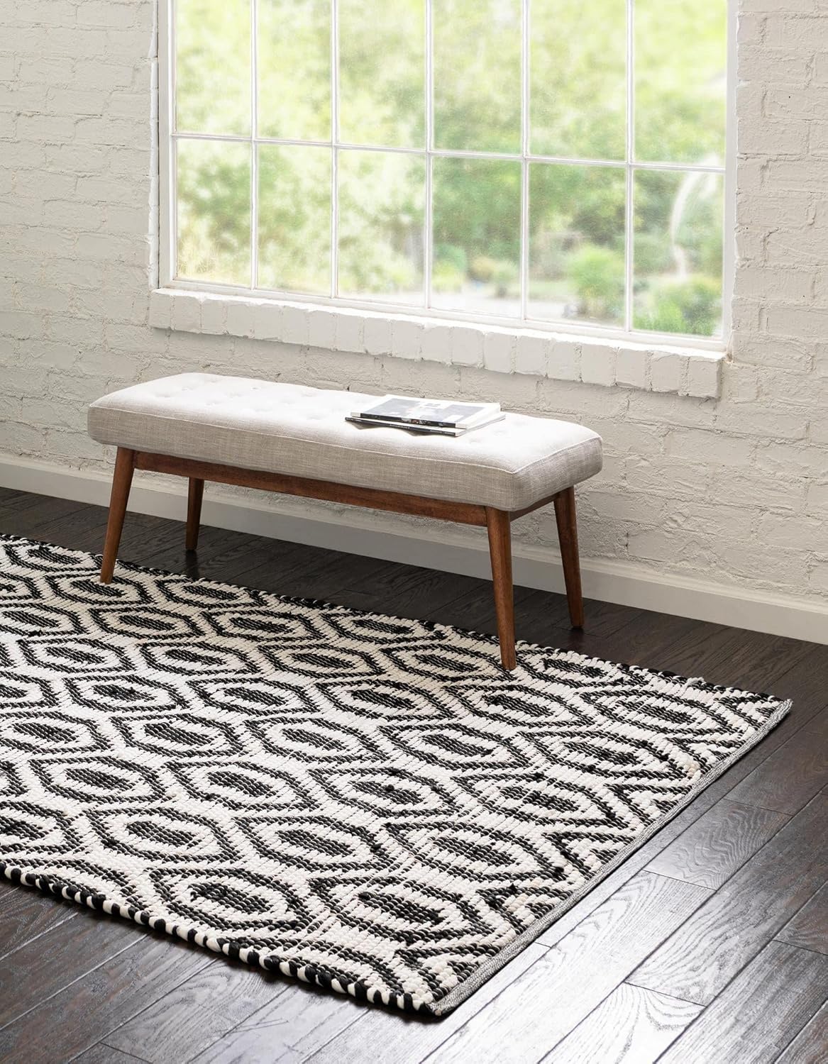 Chindi Cotton Area Rug Farmhouse Style, Indoor Entryway Rug, for Room Doorway