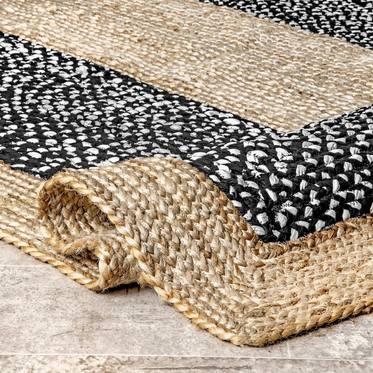 Cotton & Jute Handmade Jute Area Rugs